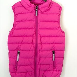Hanna Andersson Girls Pink Puffer Vest Size 130 (US 8)